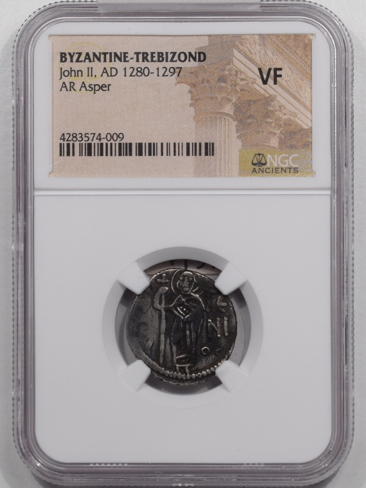 Byzantine Trebizond John Ii Ad 1280 1297 Ar Asper Ngc Vf - 