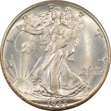 New Certified Coins 1943-D WALKING LIBERTY HALF DOLLAR PCGS MS-66, FRESH FLASHY!