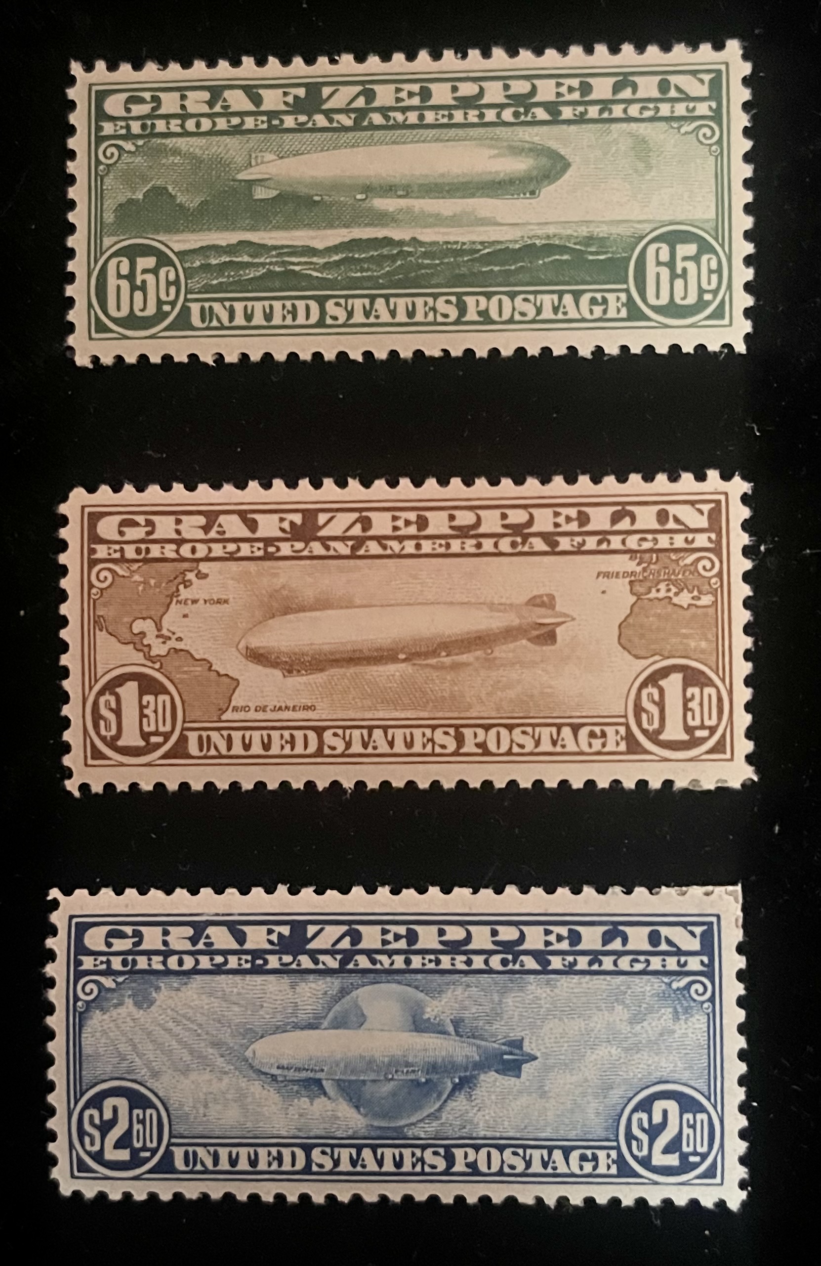 Graf zeppelin stamp 2025 set