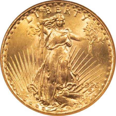 $20 1926 $20 ST GAUDENS GOLD – NGC MS-64, FLASHY & PREMIUM QUALITY!