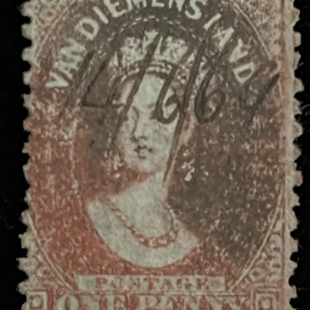 Stamps & Philatelic Items AUSTRALIA-TASMANIA SCOTT #29 USED, PERF 12, SE BOTTOM-GOOD COLOR