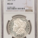 Morgan Dollars 1892-O MORGAN DOLLAR – NGC MS-62 WHITE & LUSTROUS