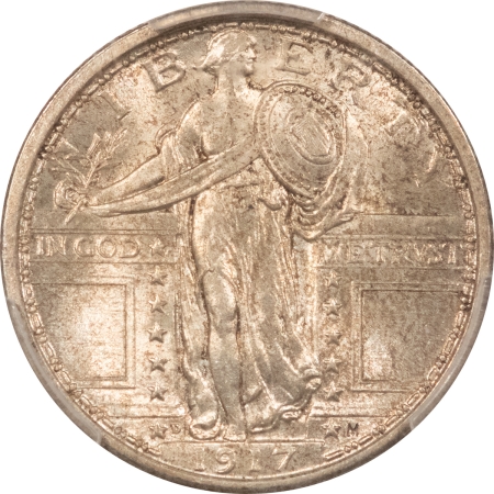 New Certified Coins 1917-D STANDING LIBERTY QUARTER, TYPE I – PCGS MS-64 FH, FRESH, PREMIUM QUALITY!