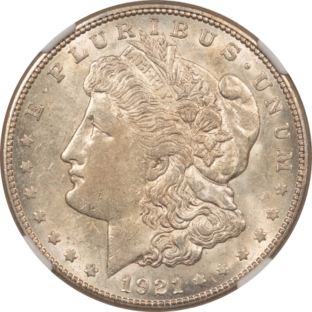 Morgan Dollars 1921-S MORGAN DOLLAR – NGC AU-58