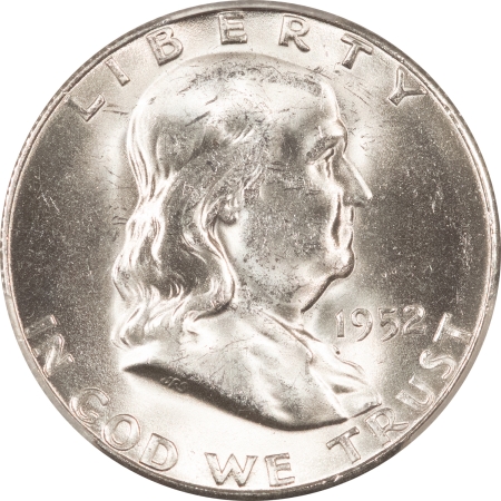 Franklin Halves 1952-S FRANKLIN HALF DOLLAR – PCGS MS-65, BLAST WHITE