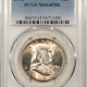 Franklin Halves 1958 FRANKLIN HALF DOLLAR – PCGS MS-65, FRESH WHITE GEM!