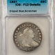 Half Dollars 1842 MEDIUM DATE LIBERTY SEATED HALF DOLLAR, ICG AU-55 DETAILS, WB-105, RPD