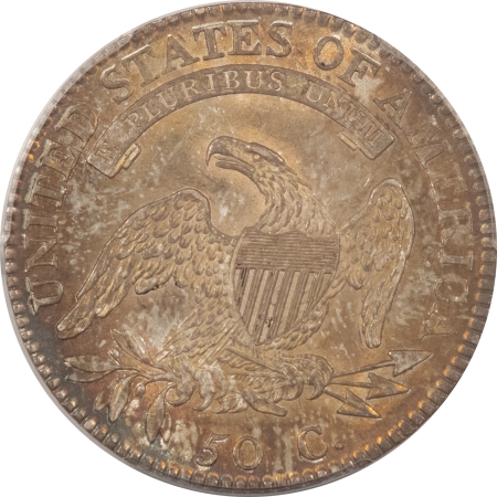 CAC Approved Coins 1817 CAPPED BUST HALF DOLLAR – PCGS MS-64+ CAC APPROVED, BEAUTIFUL TONING! PQ!