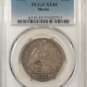 Liberty Seated Halves 1869 LIBERTY SEATED HALF DOLLAR – NGC AU-53, WELL STRUCK WITH LUSTER!