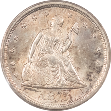 New Certified Coins 1875-S TWENTY CENT PIECE – PCGS MS-63, FRESH & FLASHY!