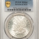 Morgan Dollars 1881-CC MORGAN DOLLAR GSA W/ BOX & CARD – BANDED NGC MS-63 PL, LOOKS DMPL, PQ!