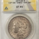 Early Dollars 1795 FLOWING HAIR DOLLAR, 3 LEAVES, BB27, B5 – NGC VF-20 WELL STRUCK, & SMOOTH!