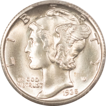 Mercury Dimes 1935-S MERCURY DIME – PCGS MS-66, ORIGINAL WHITE & PRISTINE!