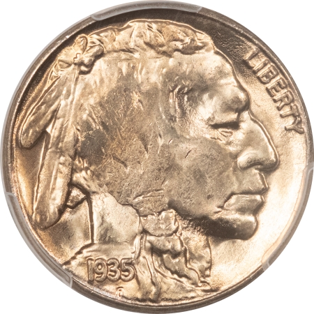 Buffalo Nickels 1935-S BUFFALO NICKEL – PCGS MS-64, BLAZING LUSTER!