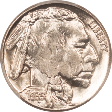 Buffalo Nickels 1935-S BUFFALO NICKEL – PCGS MS-64, BLAZING LUSTER!