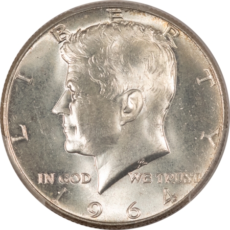 Half Dollars 1964 KENNEDY HALF DOLLAR – PCGS MS-65, BLAST WHITE GEM