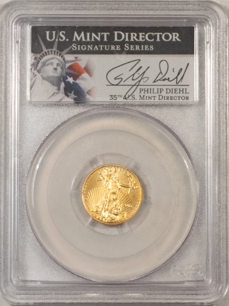 American Gold Eagles, Buffaloes, & Liberty Series 2013 1/10 OZ $5 AMERICAN GOLD EAGLE PCGS MS-70 PHILIP DIEHL SIGNATURE SERIES!