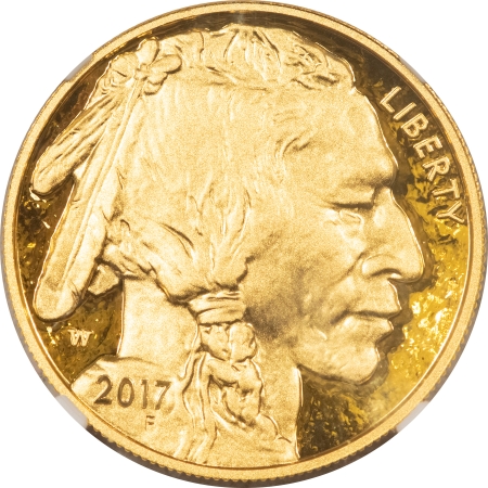 American Gold Eagles, Buffaloes, & Liberty Series 2017-W 1 OZ $50 AMERICAN BUFFALO GOLD .9999 NGC PF-70 ULTRA CAMEO 1ST DAY ISSUE