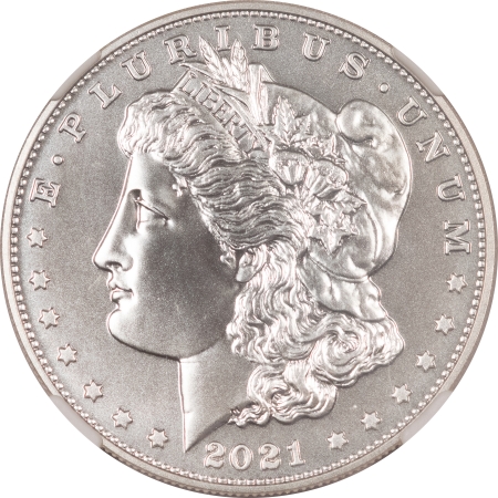 Modern Commems 2021-D COMMEMORATIVE MORGAN SILVER DOLLAR – NGC MS-69, 100TH ANNIVERSARY!