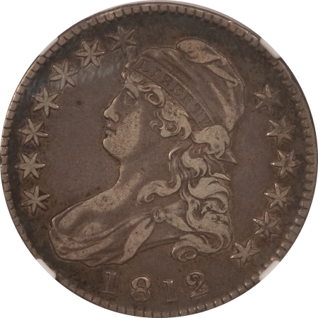 Early Halves 1812 CAPPED BUST HALF DOLLAR – NGC VF-35, PLEASING!