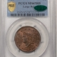 CAC Approved Coins 1818 CORONET HEAD LARGE CENT – PCGS MS-64 RB, GEM & CAC APPROVED!