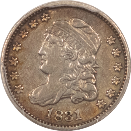 Capped Bust Half Dimes 1831 CAPPED BUST HALF DIME – PCGS XF-45, PLEASING! LOOKS ABOUT UNCIRCULATED!