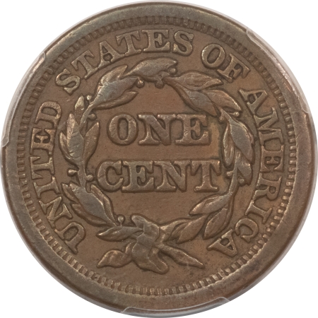 Braided Hair Large Cents 1851/81 BRAIDED HAIR LARGE CENT – PCGS VF-20, TOUGH OVERDATE