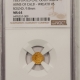 New Certified Coins 1909 WA GOLD 1/2 DWT ALASKA-YUKON-PAC EXPO – NGC MS-62, HART’S COINS OF WEST!