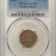 Flying Eagle 1857 FLYING EAGLE CENT – PCGS AU-50, NICE SMOOTH ORIGINAL