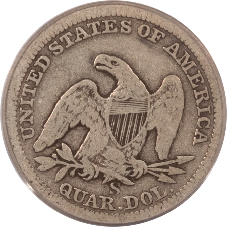 Liberty Seated Quarters 1859-S SEATED LIBERTY QUARTER – PCGS VG-10, RARE DATE!