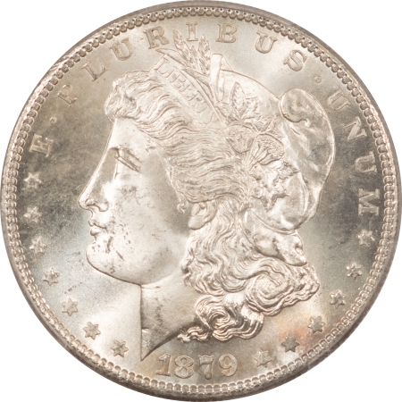 CAC Approved Coins 1879-S MORGAN DOLLAR – PCGS MS-65+, FLASHY, PREMIUM QUALITY & CAC APPROVED!