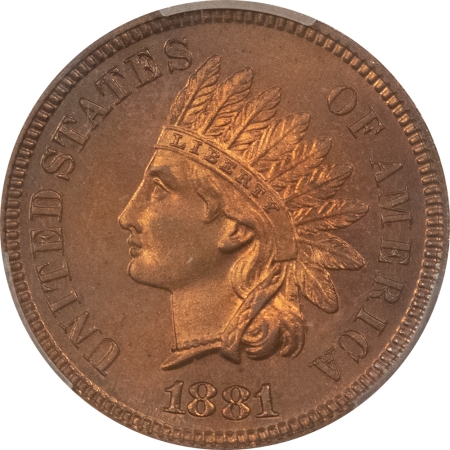 Indian 1881 PROOF INDIAN CENT – PCGS PR-66 RB