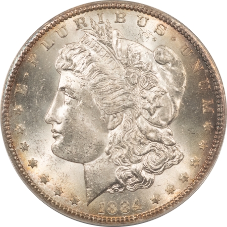 Morgan Dollars 1884-CC MORGAN DOLLAR – ANACS MS-64, CARSON CITY, GSA ON HOLDER