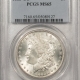 Morgan Dollars 1885-CC MORGAN DOLLAR – PCGS MS-65, BLAST WHITE GEM! CARSON CITY!