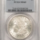 Morgan Dollars 1885-CC MORGAN DOLLAR – PCGS MS-65, BLAST WHITE GEM! CARSON CITY!