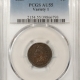 Indian 1890 INDIAN CENT – ANACS MS-63 RB, LOOKS 64, NICE SURFACES!