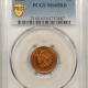 Lincoln Cents (Wheat) 1909-S VDB LINCOLN CENT – NGC VF-25 BN, SMOOTH BROWN KEY-DATE!