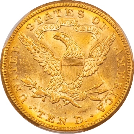 $10 1894-O $10 LIBERTY GOLD – PCGS MS-61, FRESH & FLASHY!