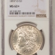 Morgan Dollars 1894-O MORGAN DOLLAR – NGC AU-55, WHITE!