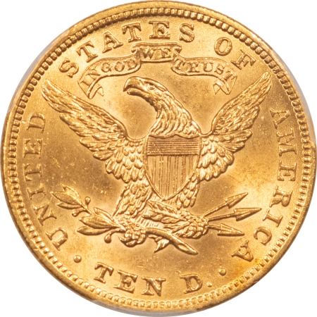 $10 1901 $10 LIBERTY GOLD – PCGS MS-62, LUSTROUS & LOOKS CHOICE!