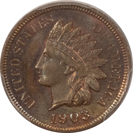 Indian 1903 INDIAN CENT – PCGS MS-63 BN, CHOICE & PRETTY!