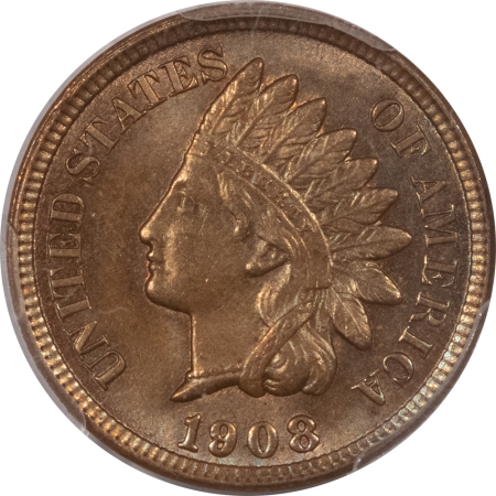 Indian 1908 INDIAN CENT – PCGS MS-64 BN