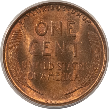 Lincoln Cents (Wheat) 1909 VDB LINCOLN CENT – ANACS MS-66 RB, REALLY PRETTY!