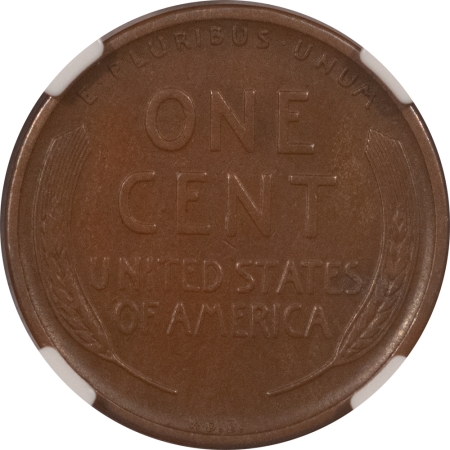 Lincoln Cents (Wheat) 1909-S VDB LINCOLN CENT – NGC VF-25 BN, SMOOTH BROWN KEY-DATE!