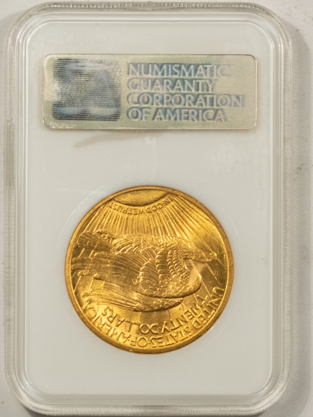 $20 1915 $20 ST GAUDENS GOLD – NGC MS-62, LUSTROUS, FATTIE HOLDER & PREMIUM QUALITY!