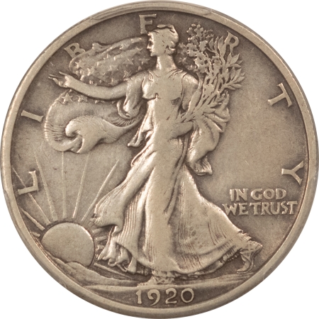 New Certified Coins 1920-D WALKING LIBERTY HALF DOLLAR – PCGS VF-20, TOUGH DATE!