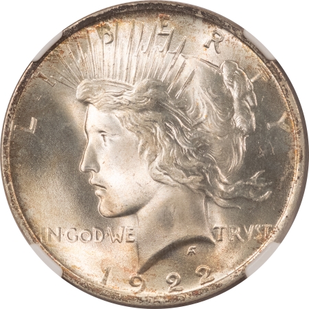 New Certified Coins 1922 PEACE DOLLAR – NGC MS-66+ FRESH & ORIGINAL LUSTROUS, NEARLY SUPERB!