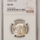 Early Halves 1809 CAPPED BUST HALF DOLLAR, III EDGE, O-111a – NGC VF-30, PRETTY!