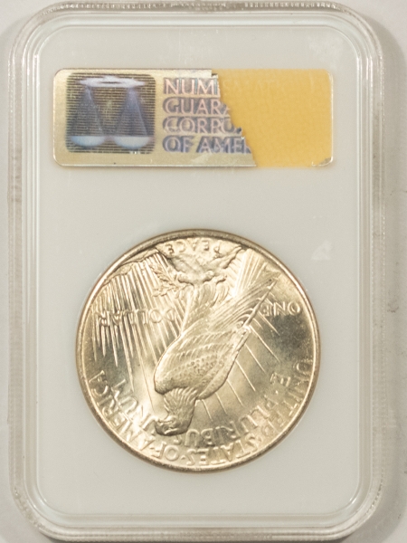 New Certified Coins 1925 PEACE DOLLAR – NGC MS-64, FLASHY & PREMIUM QUALITY! FATTIE HOLDER