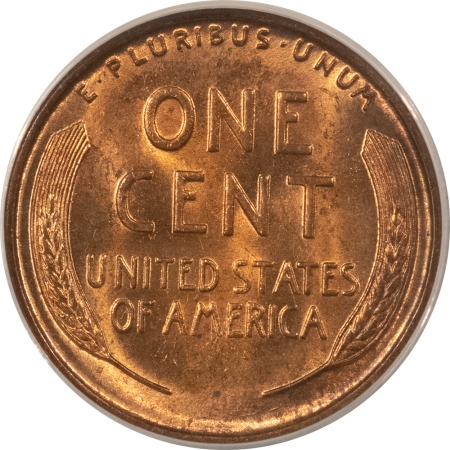 Lincoln Cents (Wheat) 1931-D LINCOLN CENT – ANACS MS-62 RB, LOTS OF RED! PREMIUM QUALITY!